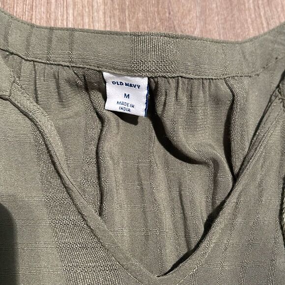 Old Navy Olive Green Dress- Medium- Long Sleeve - Picture 7 of 7